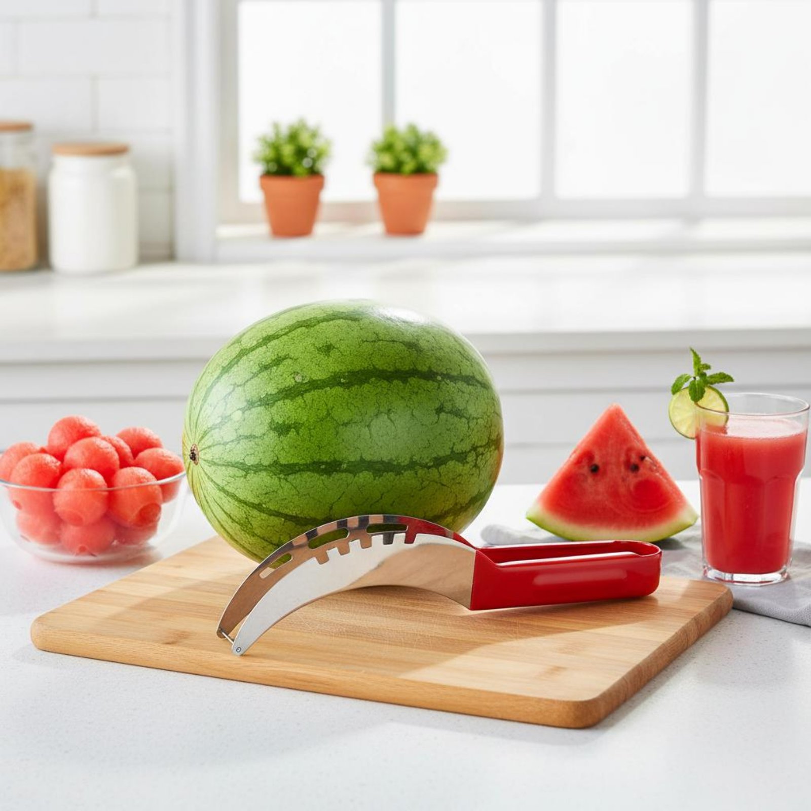 Kitchen Gadgets And Tools - Нож для нарезки арбуза кубиками из