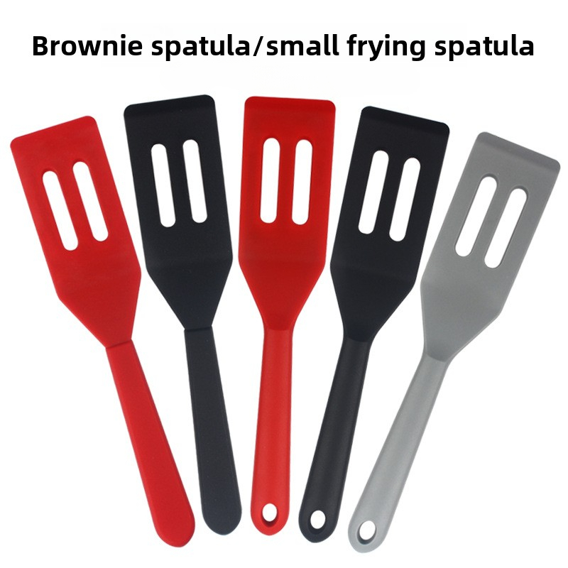 Kitchen Gadgets For Small Kitchens - Маленькая силиконовая лопатка для брауни, перфорированная